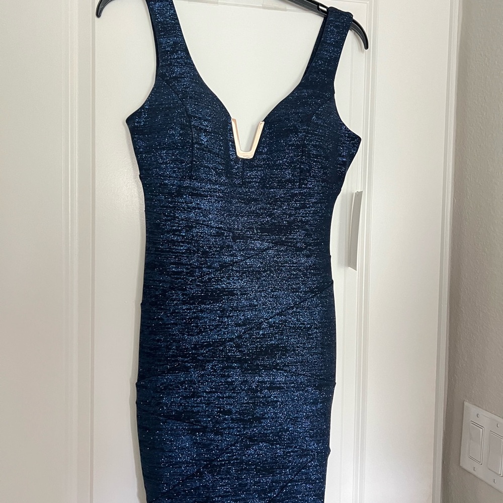 Brand new blue body-con dress